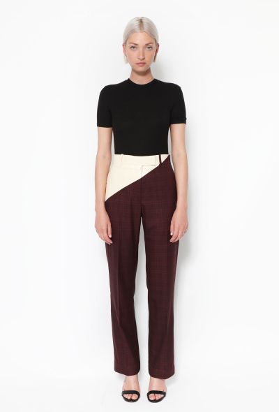 Calvin Klein 205W39NYC Checkered Trousers - 1