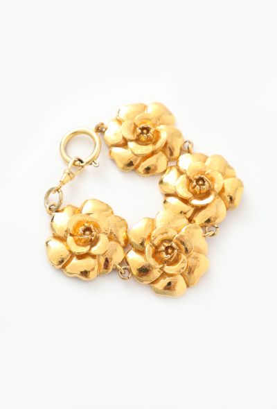 Chanel Early '80s Camélia Flower Bracelet - 2 Chanel Early '80s Camélia Flower Bracelet - 2