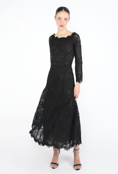 Saint Laurent 1999 Haute Couture  Raschel Flared Dress - 1