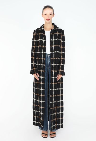 Dolce & Gabbana 1995 Checkered Belted Coat - 2