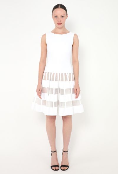 Alaïa Crinoline Trim Skater Dress - 1 Alaïa Crinoline Trim Skater Dress - 1