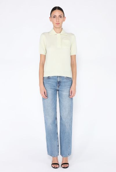 The Row 2023 Olin Cashmere Polo Top - 2