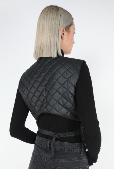 Helmut Lang Early '90s Quilted Open-Back Vest - 2