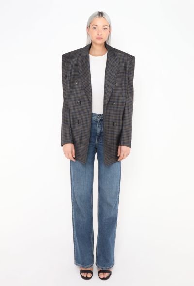 Balenciaga S/S 2017 Padded-Shoulder Blazer - 1