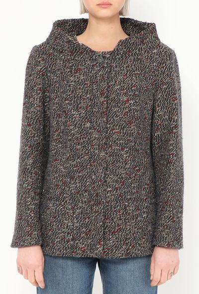 Chanel 2012 Boat Neck Tweed Jacket - 1 Chanel 2012 Boat Neck Tweed Jacket - 1