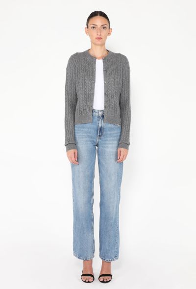 Miu Miu 2024 Cashmere Cable-Knit Cardigan - 2