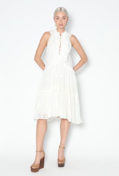 Chloé Resort 2016 Embroidered Ruffled Dress - 1 Chloé Resort 2016 Embroidered Ruffled Dress - 1