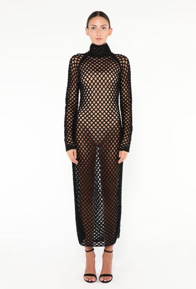 Alaïa F/W 2023 Lattice Knit Dress - 1
