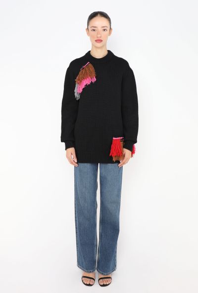 Prada 2017 Fringe Appliqué Sweater - 2 Prada 2017 Fringe Appliqué Sweater - 2