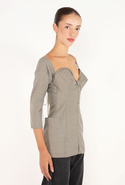 Jean Paul Gaultier Gibo Cone Corset Top, 1987 - 1
