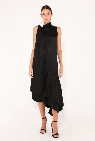 Loewe 2023 Silk Ruffle Midi Dress - 2
