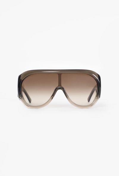 Phoebe Philo Oversized Shield 'Bombé' Sunglasses, 2025 - 1