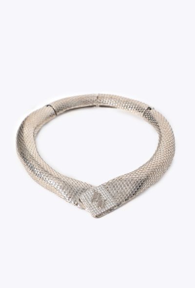 Gianni Versace Serpent Scale Sculpted Choker, 1983 - 2