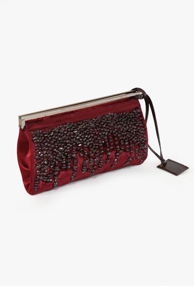 Gucci Embellished Velvet Clutch, 1999 - 2
