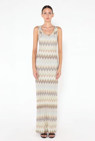 Missoni 2024 Chevron Lamé Maxi Dress - 2