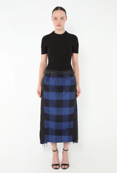 Sacai Pre-Fall 2018 Quilted Skirt - 1