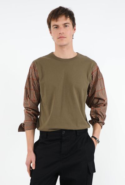 Dries Van Noten 2024 Plaid Long Sleeve T-Shirt - 1