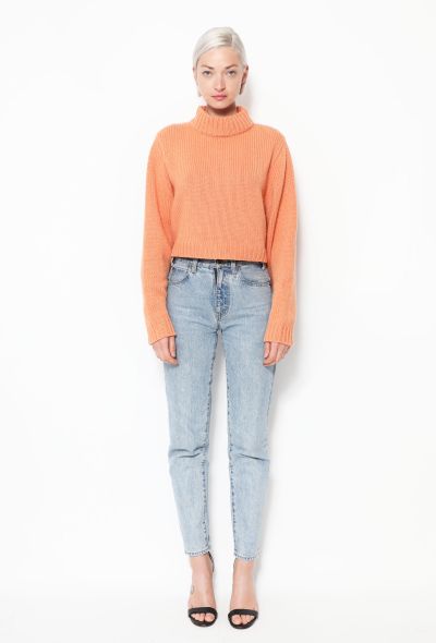                             Cashmere 'Tabeth' Cropped Sweater - 2
