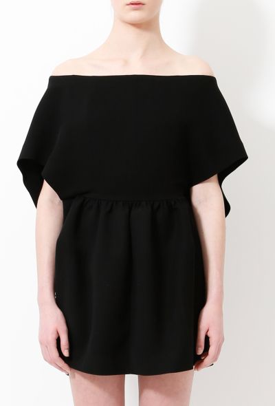 Balenciaga Off-Shoulder Shift Dress - 1 Balenciaga Off-Shoulder Shift Dress - 1