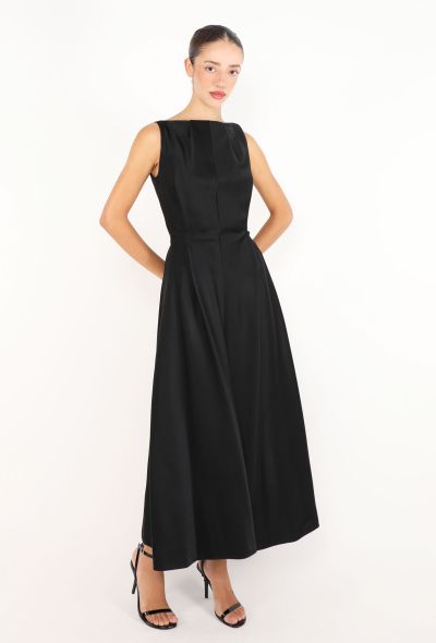 CJ Yoon Ono Satin Pleated Dress, 1990s - 1