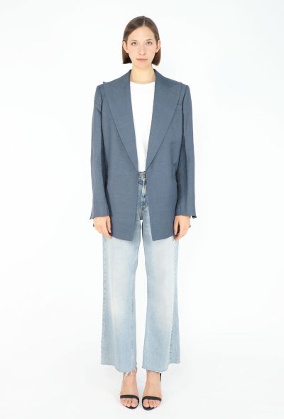 Céline Resort 2018 Notched Linen Blazer - 1