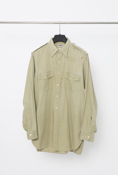 Men's Vintage 1940s Épaulette Military Shirt - 2 Men's Vintage 1940s Épaulette Military Shirt - 2