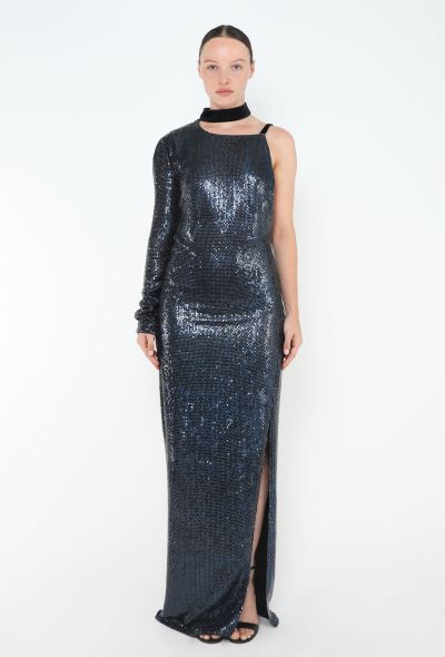 Tom Ford One-Shoulder Mesh Chainmail Gown - 1 Tom Ford One-Shoulder Mesh Chainmail Gown - 1