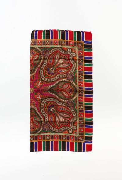 World Treasures 50s Paisley Woven Scarf - 1