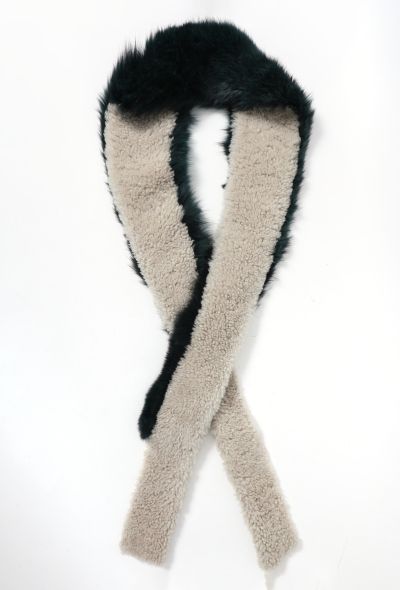                             Shearling & Fox Fur Collar - 2