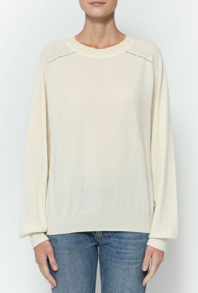                            Stitched Cashmere Sweater - 1