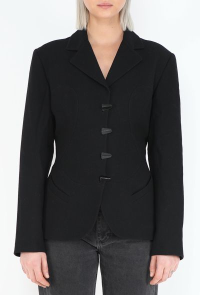 Alaïa RARE F/W 1991 Hourglass Crêpe Blazer - 1