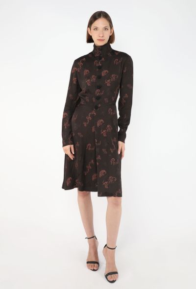 Jean Paul Gaultier 'Grand Voyage' Dragon Jacquard Dress, 1994 - 1