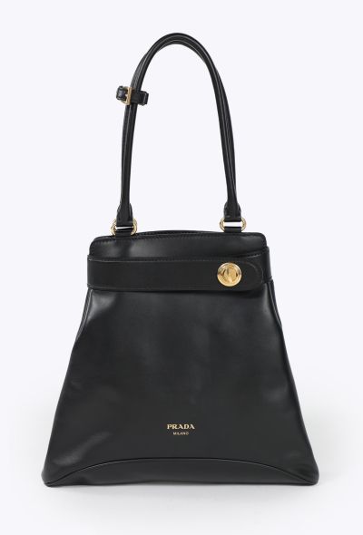 Prada S/S 2025 Carey Medium Leather Tote Bag - 1