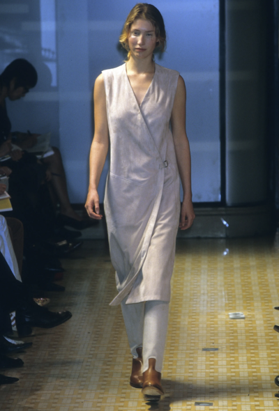                             S/S 2002 MARGIELA Linen Wrap Dress - 2