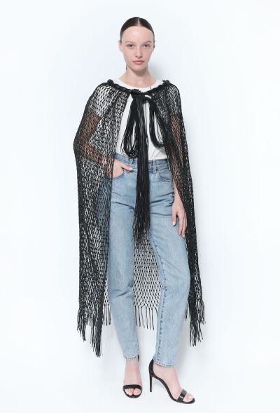                                         2019 Leather Net Cape-1