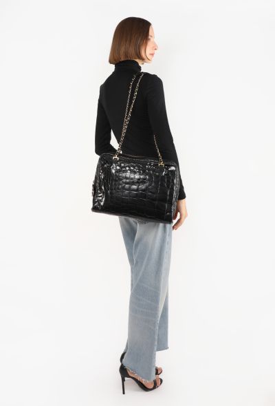 Chanel Alligator Maxi Camera Bag, 1990s - 2