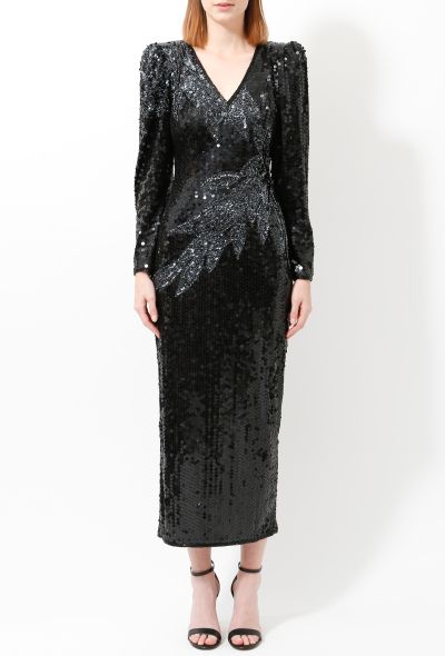                                         Vintage Sequin Embroidered Gown -2