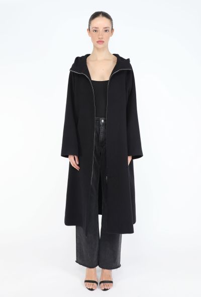 The Row Oversized Hooded Wool Blend Coat - 2