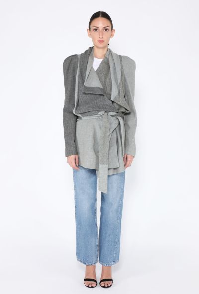 Vivienne Westwood Deconstructed Wool Wrap Jacket - 2