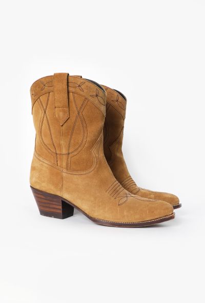 Céline 2021 Santiag Suede Cowboy Boots - 2 Céline 2021 Santiag Suede Cowboy Boots - 2