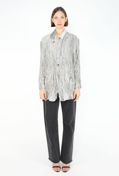 Issey Miyake Crushed Velvet Overshirt, F/W 1993 - 1