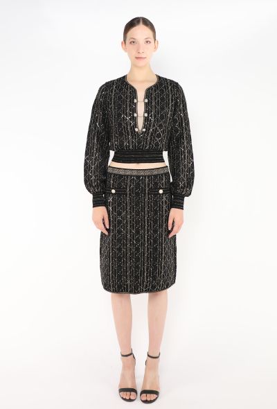 Chanel Pre-Fall 2020 Iridescent Knit Ensemble - 1 Chanel Pre-Fall 2020 Iridescent Knit Ensemble - 1