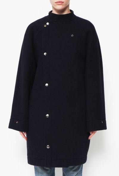 Chloé Marine Wool Coat - 2