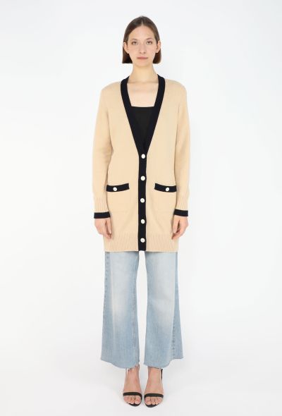 Chanel Bicolor Cashmere ‘CC’ Cardigan - 1