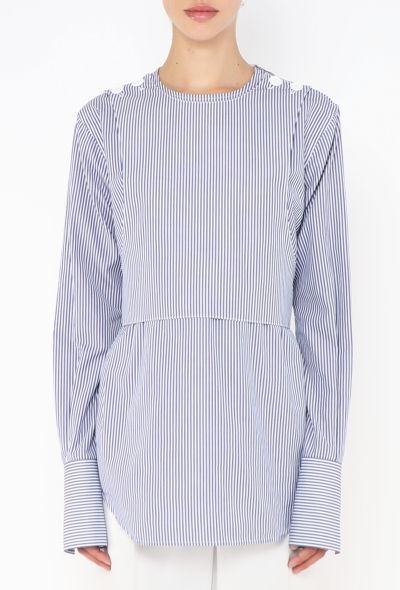 Céline 2016 Layered Pinstripe Tunic - 1