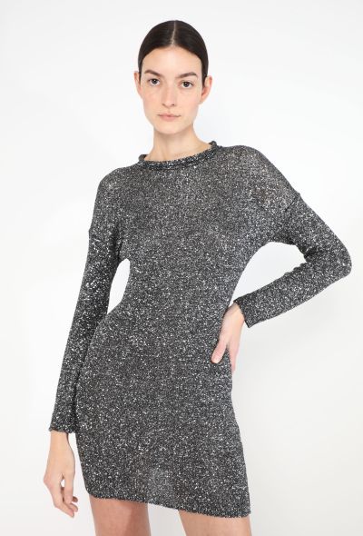 Saint Laurent 2018 Iridescent Sequin Dress - 1 Saint Laurent 2018 Iridescent Sequin Dress - 1