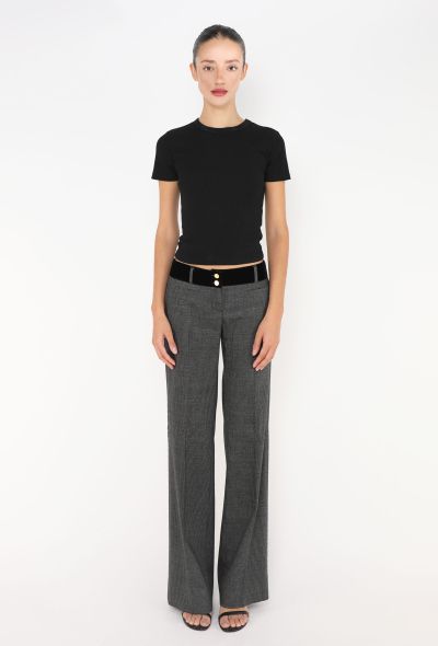 Dolce & Gabbana ’90s Houndstooth Velvet Smoking Trousers - 1