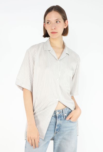The Row Jorge Pinstripe Silk Shirt, 2026 - 1