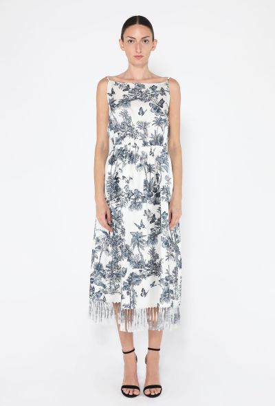Dior Dioriviera Silk Twill Fringed Dress, 2021 - 1