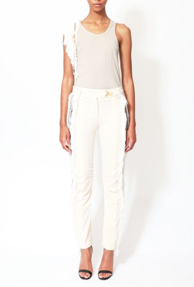 Paco Rabanne S/S 2016 Striped Fringe Trim Ensemble - 1 Paco Rabanne S/S 2016 Striped Fringe Trim Ensemble - 1